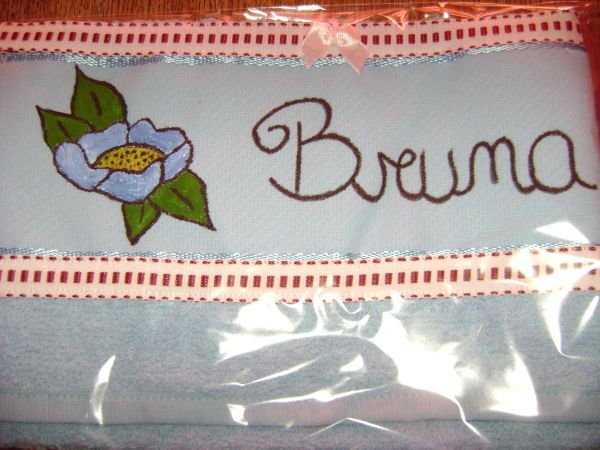 Toalha com nome
