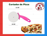 Cortador P/ Pizza Inox Com Cabo De Plastico