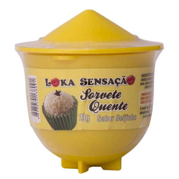 Vela sorvete quente beijinho - cód. 00214