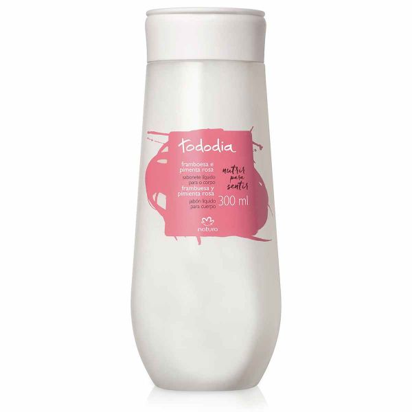 Sabonete Líquido Cremoso Corporal Framboesa e Pimenta Rosa