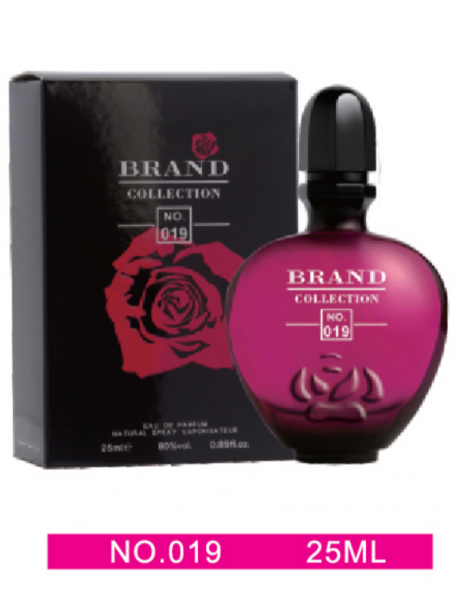 BRAND COLLECTION #019 XS PRETO FEM 25ML
