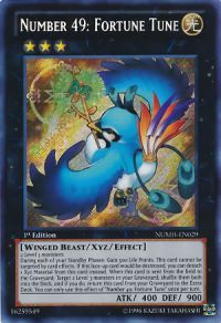 Number 49: Fortune Tune NUMH-EN029 - Secret Rare