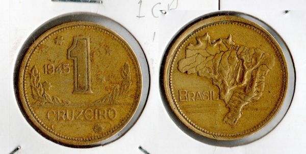 V227b-1 - 1 CR 1945 Sem Sigla- Ótimo estado