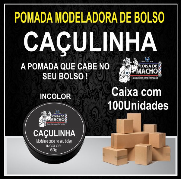 pomada caçulinha incolor 100 unidades 50g