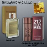 Perfume importado 212 Sexy Men Traduções Gold