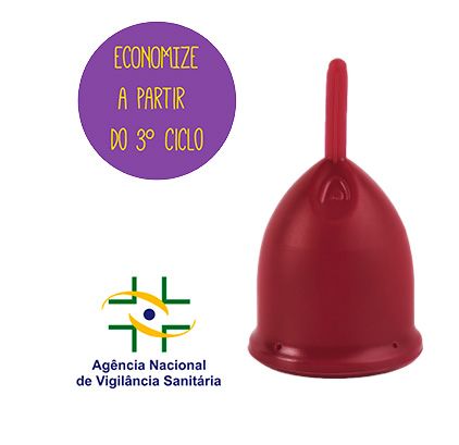 Violeta Cup - Tamanho A - Vermelho
