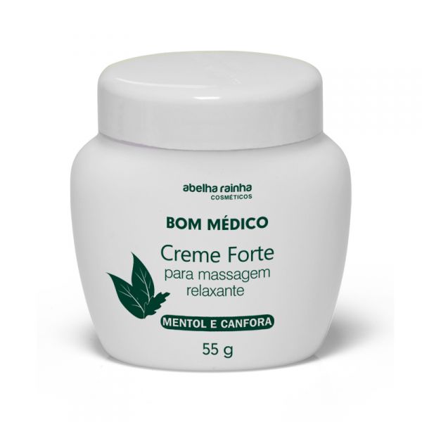 3171 BOM MÉDICO CREME FORTE PARA MASSAGEM RELAXANTE - 55G