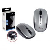 MOUSE USB OPTICO S/ FIO 2.4 GHZ G18 CINZA