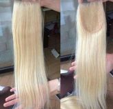 Próteses Capilar ideal para acabamento de mega Hair ou falhas capilar fio a fio Full lace  Femenina