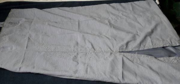 Vestido Prata bordado, super estiloso