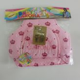Canguru Bebe Sling Coroa Poá Rosa