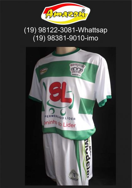 Uniforme de Futebol listas horizontais