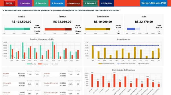 Finanças Pessoais: Gastos E Receitas + Mega Bônus - VERSÃO: ARC195