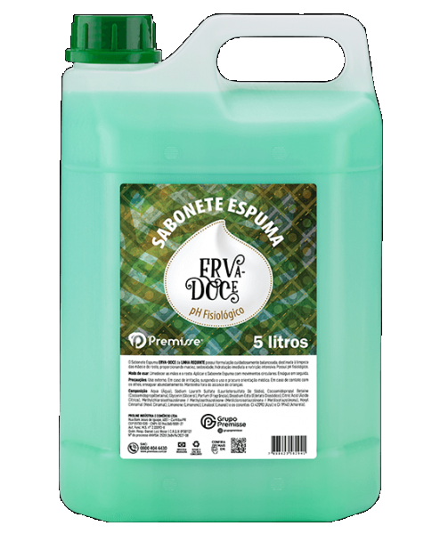 Sabonete Espuma Erva Doce 5 lts.