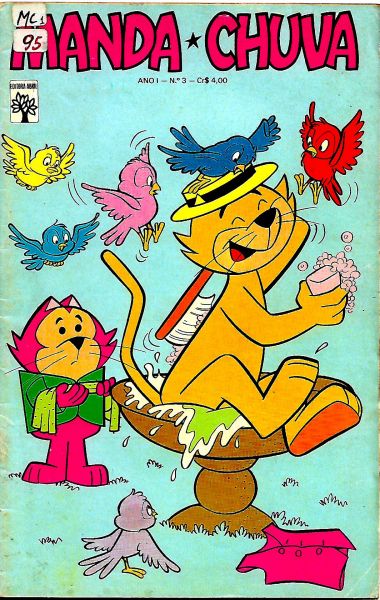 MANDA CHUVA #3-EDITORA ABRIL-1976-HANNA BARBERA