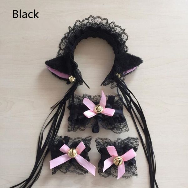 .Kit Neko Lolita - 5 peças - Preto