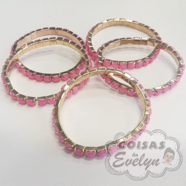 Pulseira Fina - Rosa