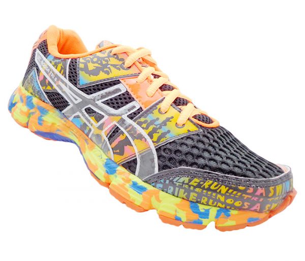 Tênis Asics Gel Noosa Tri 8 Preto e Laranja