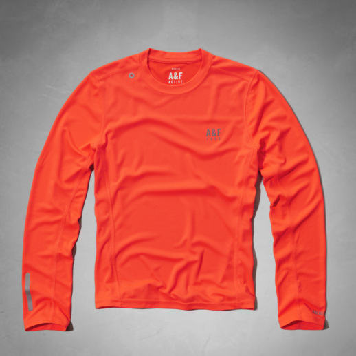 A&F Base ativa camada tee (Produto Original)