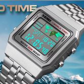 LED Relógio Dos Homens Digitais Esportes Relógios Homens Relogio masculino Relojes Militar Aço Inoxi