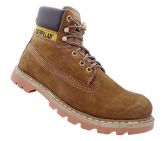 Bota Coturno Caterpillar Couro Bronze