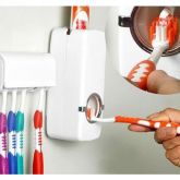 Dispenser Aplicador Creme Dental Pasta Dente Suporte Escovas