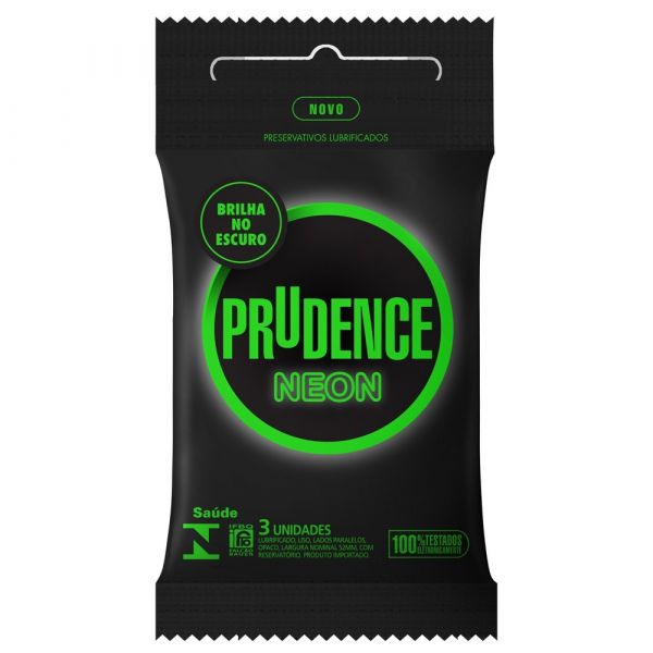 NEON PRESERVATIVO 03 UNIDADES PRUDENCE