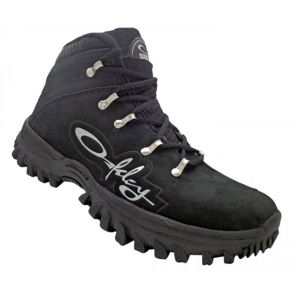 Bota Oakley Adventure Couro Preta