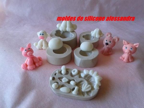 Kit 5 moldes