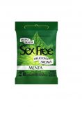 Preservativos Lubrificados Aromáticos menta Sex Free 3 unidades