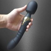 Vibrador x poderoso 2 motores 20 modos Vermelho, Branco