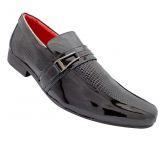 Sapato Social HiperFlex Couro Preto Verniz Original