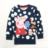Blusa meia estação Peppa