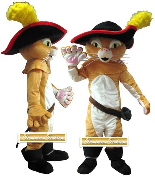 Shrek - Gato de Botas Mascote