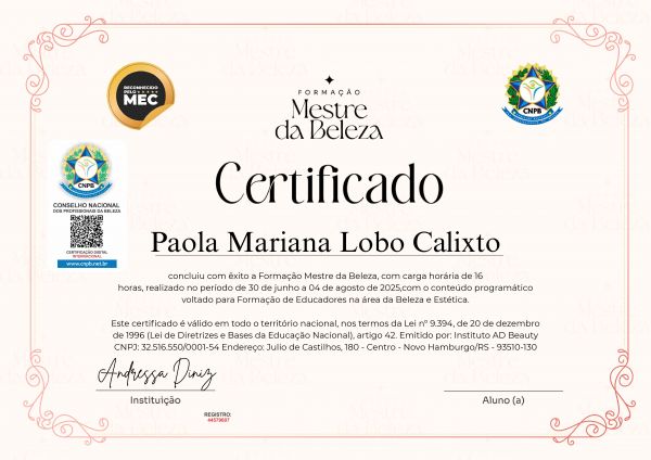 PAOLA MARIANA LOBO CALIXTO