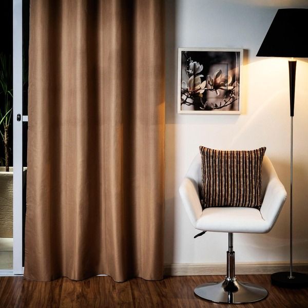 Cortina para Sala/Quarto Blackout Rústica Castor 2,60x1,40m