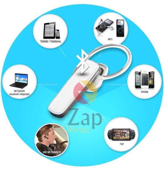 FONE DE OUVIDO SEM FIO CELULAR