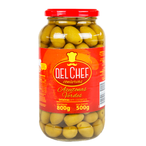 AZEITONAS VERDES DEL CHEF 800GRS