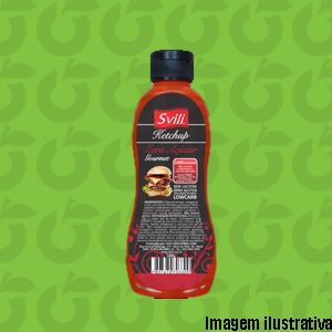 Ketchup Zero Açúcar Gourmet 160 Gramas Svili