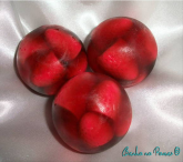 Sabonete Artesanal Esfera Morango