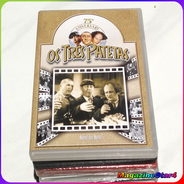 DVD Os três patetas - 75º aniversário Noivo sem noiva Filme Original