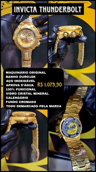 INVICTA THUNDERBOLT DESCRIÇÃO NA IMAGEM