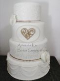 Bolo cenográfico Casamento