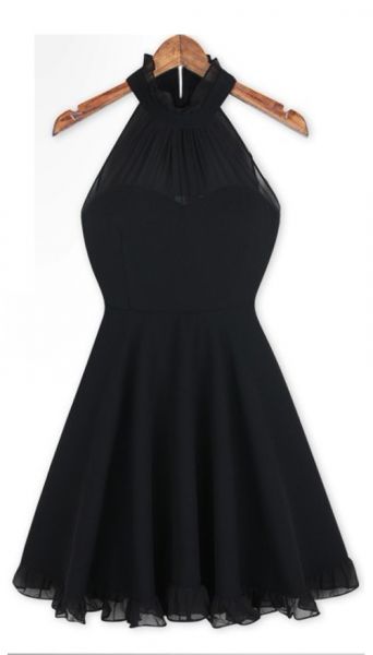Vestido Curto Preto