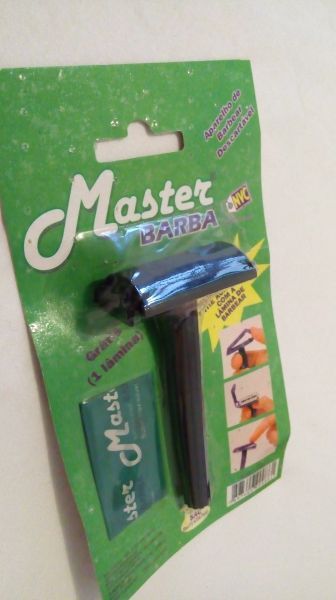 Aparelho de barbear classico antigo master barba Kit com 50unds