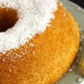 Bolo Fitness de Laranja