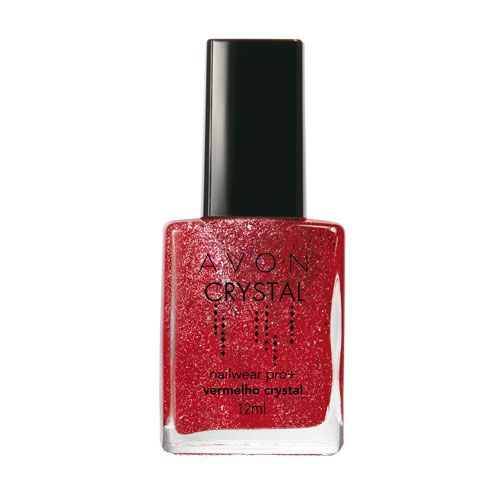 Nailwear pro+ Crystal Avon Cor: Vermelho Crystal