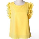 Moda Luxo: Blusa Chifon, de Ótima Qualidade. Frete Grátis.