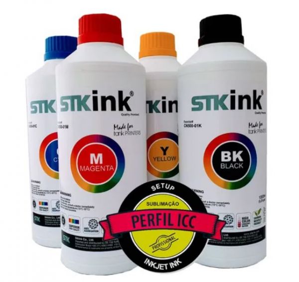 Kit Tintas 4x100ml Sublimáticas
