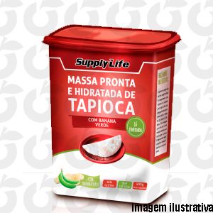 Tapioca Com Banana Verde 400 Gramas Supplylife